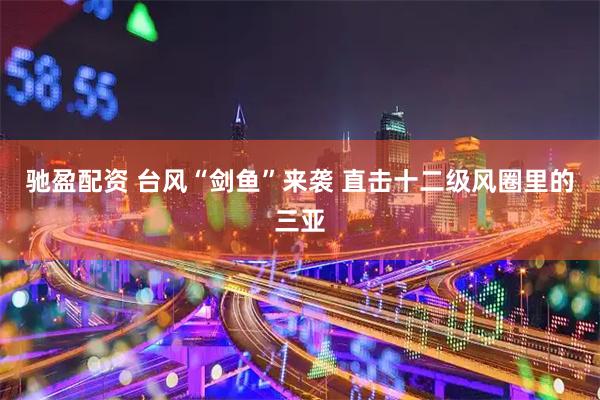 驰盈配资 台风“剑鱼”来袭 直击十二级风圈里的三亚