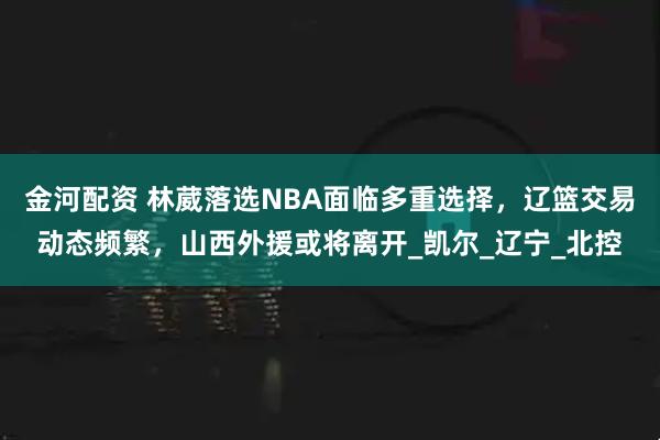 金河配资 林葳落选NBA面临多重选择，辽篮交易动态频繁，山西外援或将离开_凯尔_辽宁_北控